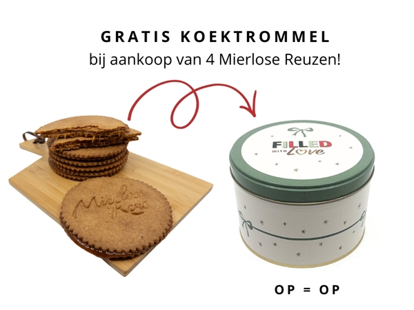 Mierlose Reus met GRATIS Koektrommel&nbsp;per 4 stuks