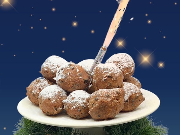 Oliebol gevuld&nbsp;per 10 stuks